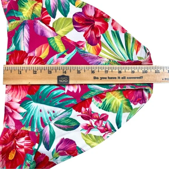 Tommy Bahama Island Cays Fiesta Reversible Shirred Hipster Bikini Bottoms - Picture 16 of 16